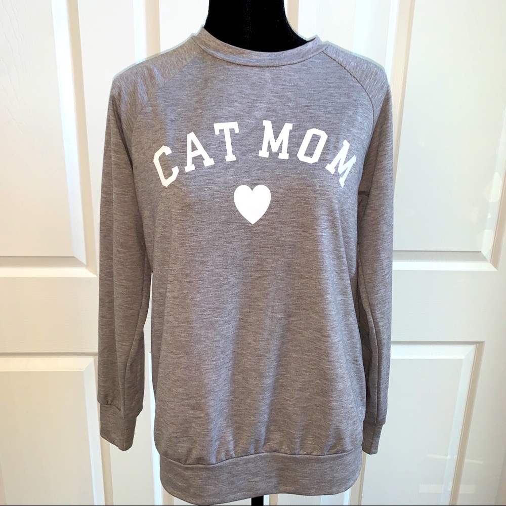 Cat Mom Lightweight sweatshirt